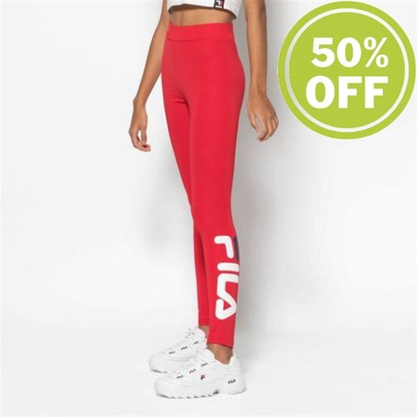 Leggins Fila Mujer Rojas - Flex 2.0 True - España 652097GNK